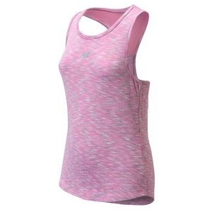 NWT New Balance Performance Space-Dyed Tank, L (but fits like M), Pink Lemonade